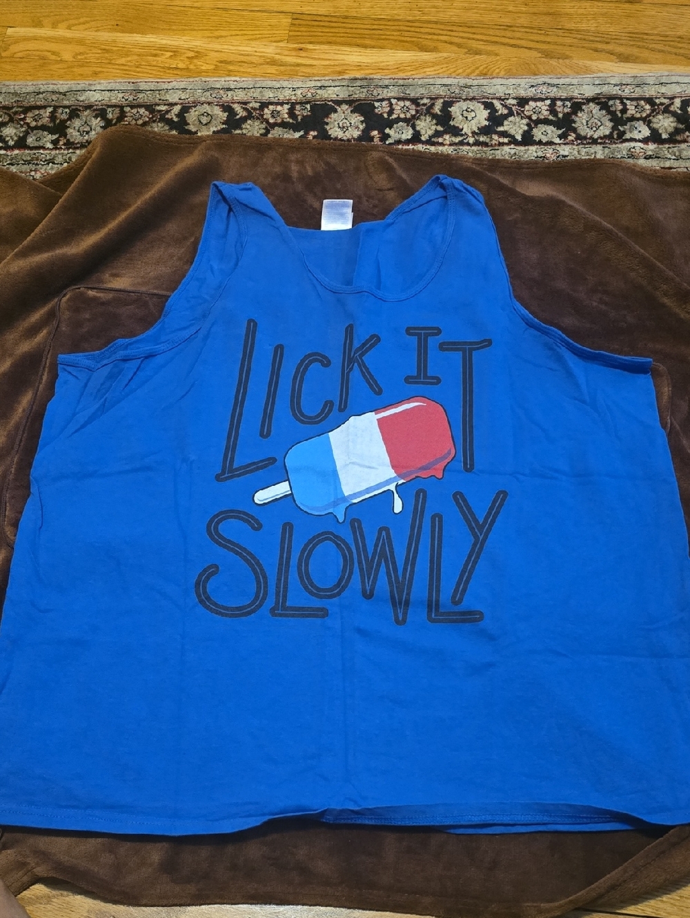 Gildan Royal Blue Ultra Cotton Tag Close-Up